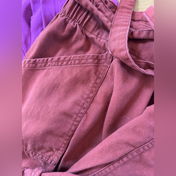 Old Navy Womens Brick Red Cargo Pants - Picture 3 of 7